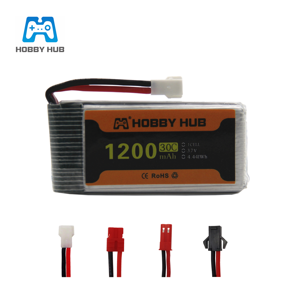 Hobby Rc Quadcopters & Multirotors - Batterie Lipo 3.7V 1200mAh 30C pour