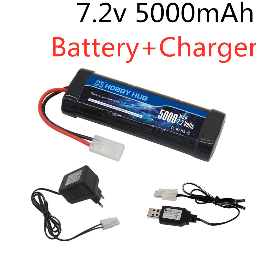 Rc Hobby Boat - Batterie Ni-MH 7.2V 5000mAh avec prise