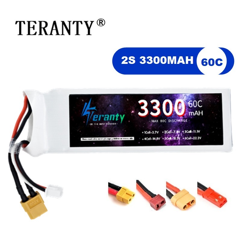 Rc Hobby Boat - Batterie LiPo 2s 7.4V 3300mAh 60C