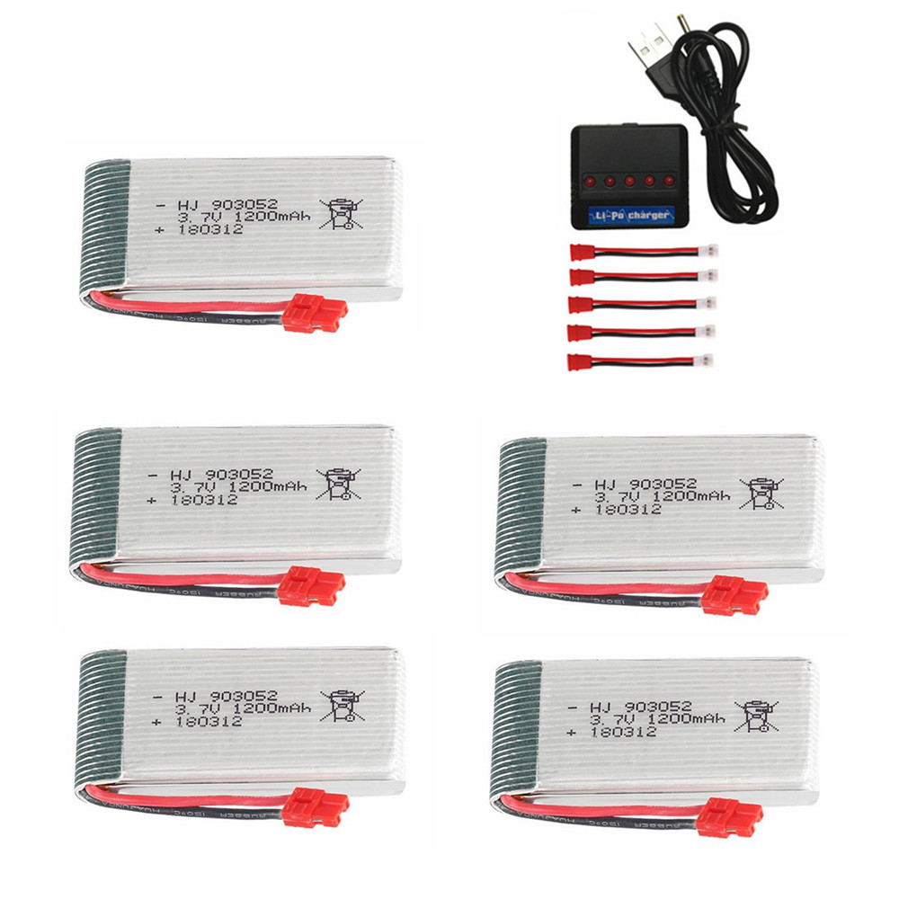 Hobby Rc Quadcopters & Multirotors - Batterie lipo 3.7V 1200mAh 903052 pour