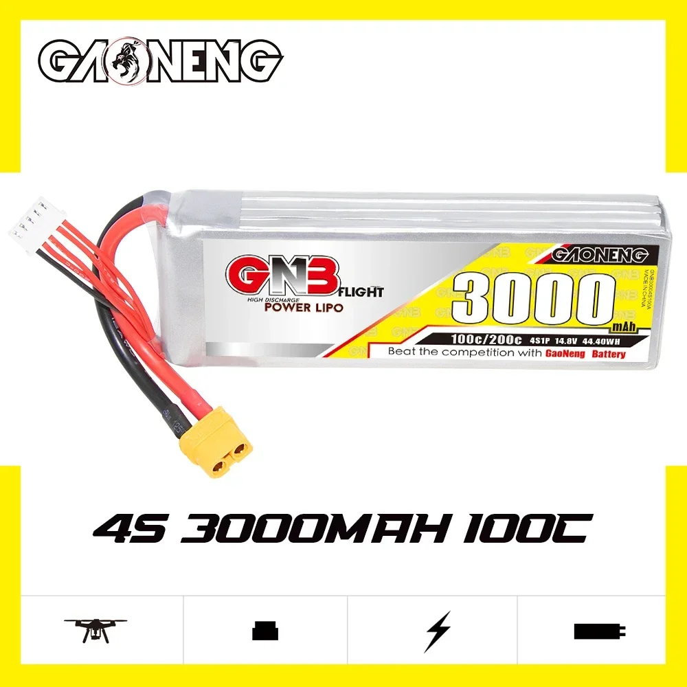 Rc Hobby Boat - GAONENG GNB 3000mAh 4S 100C 200C