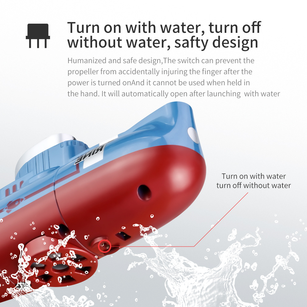 Rc Hobby Boat - Mini sous-marin télécommandé pour enfants -
