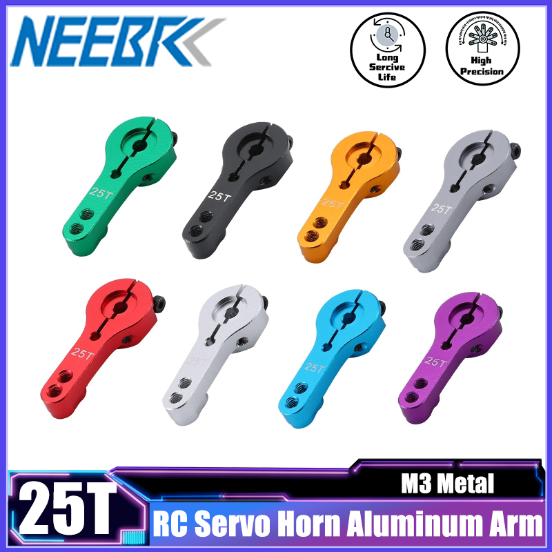 Rc Hobby Boat - NEEBRC 25T RC Servo klaxon bras