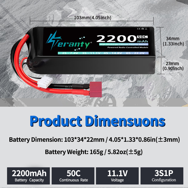 Batterie Lipo TERANTY 3S 2200/ - Rc Hobby Boat avis et prix