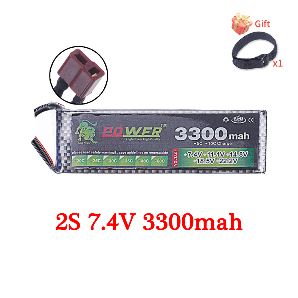 Batterie Lipo 60C 3300mAh 7.4V - Rc Hobby Truck avis et prix