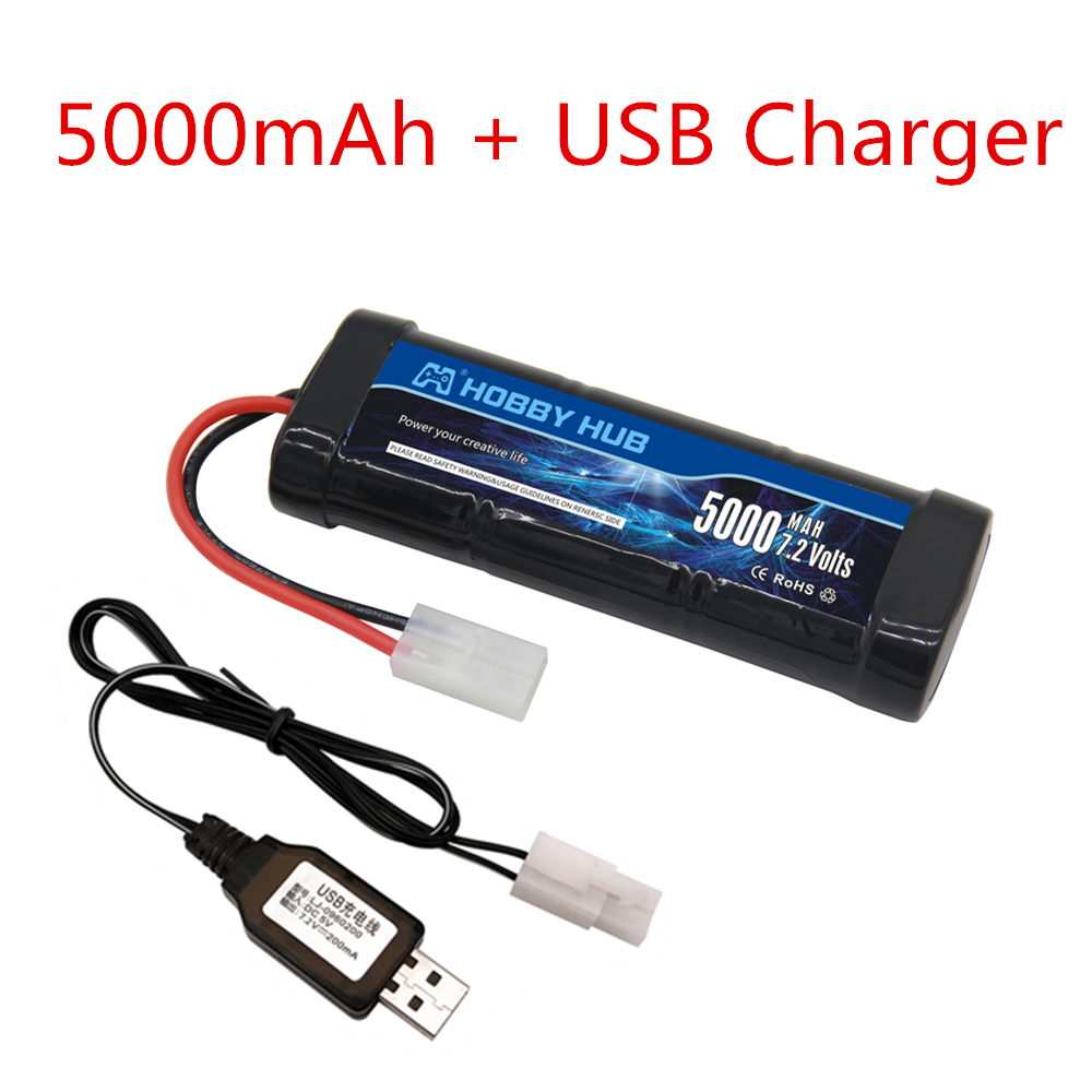 Nouvelle batterie 7.2V 5000/68 - Rc Hobby Boat avis et prix