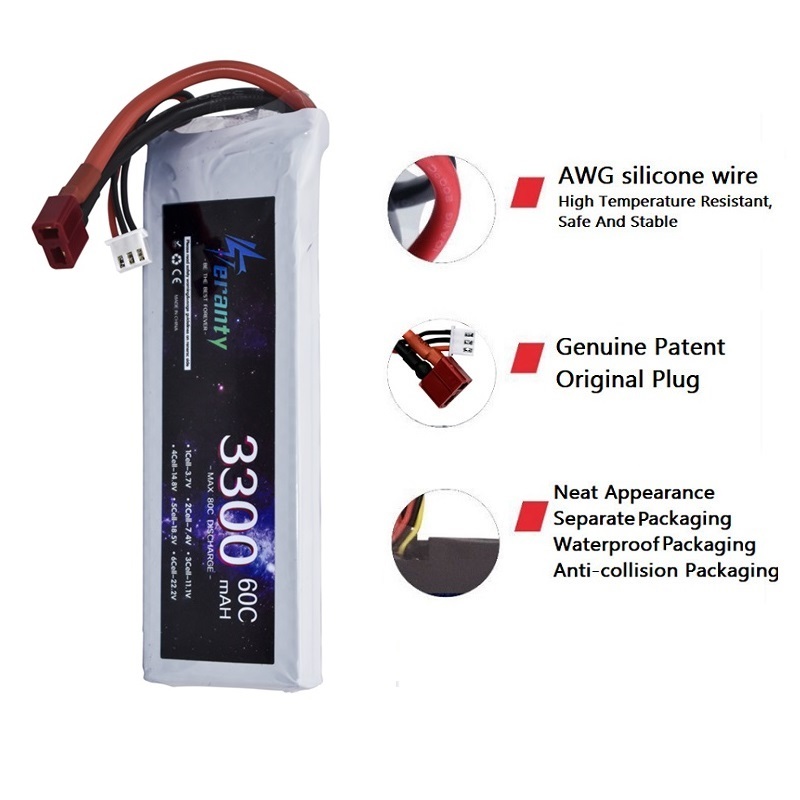 Batterie LiPo 2s 7.4V 3300mAh  - Rc Hobby Boat avis et prix