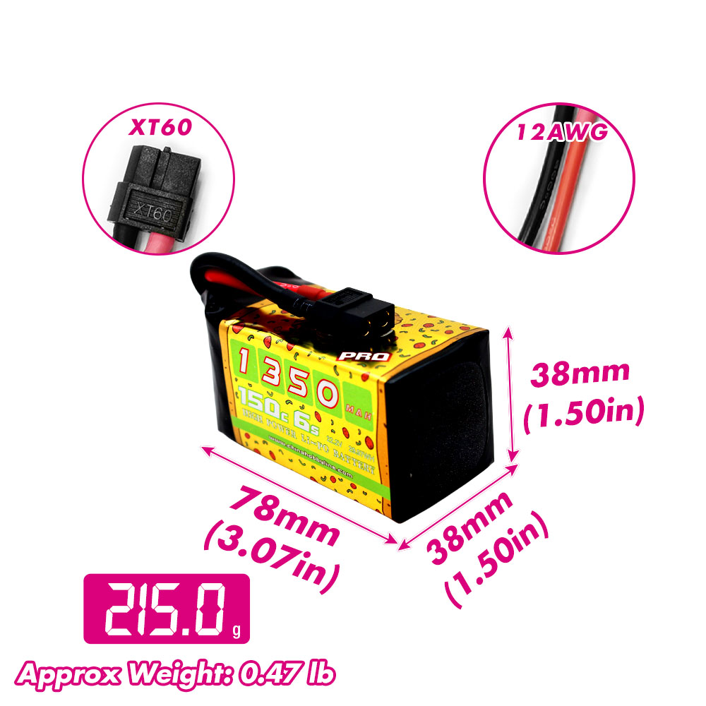 2 batteries Lipo CNHL 6S 22.2V - Hobby Rc Quadcopters & Multirotors avis et prix