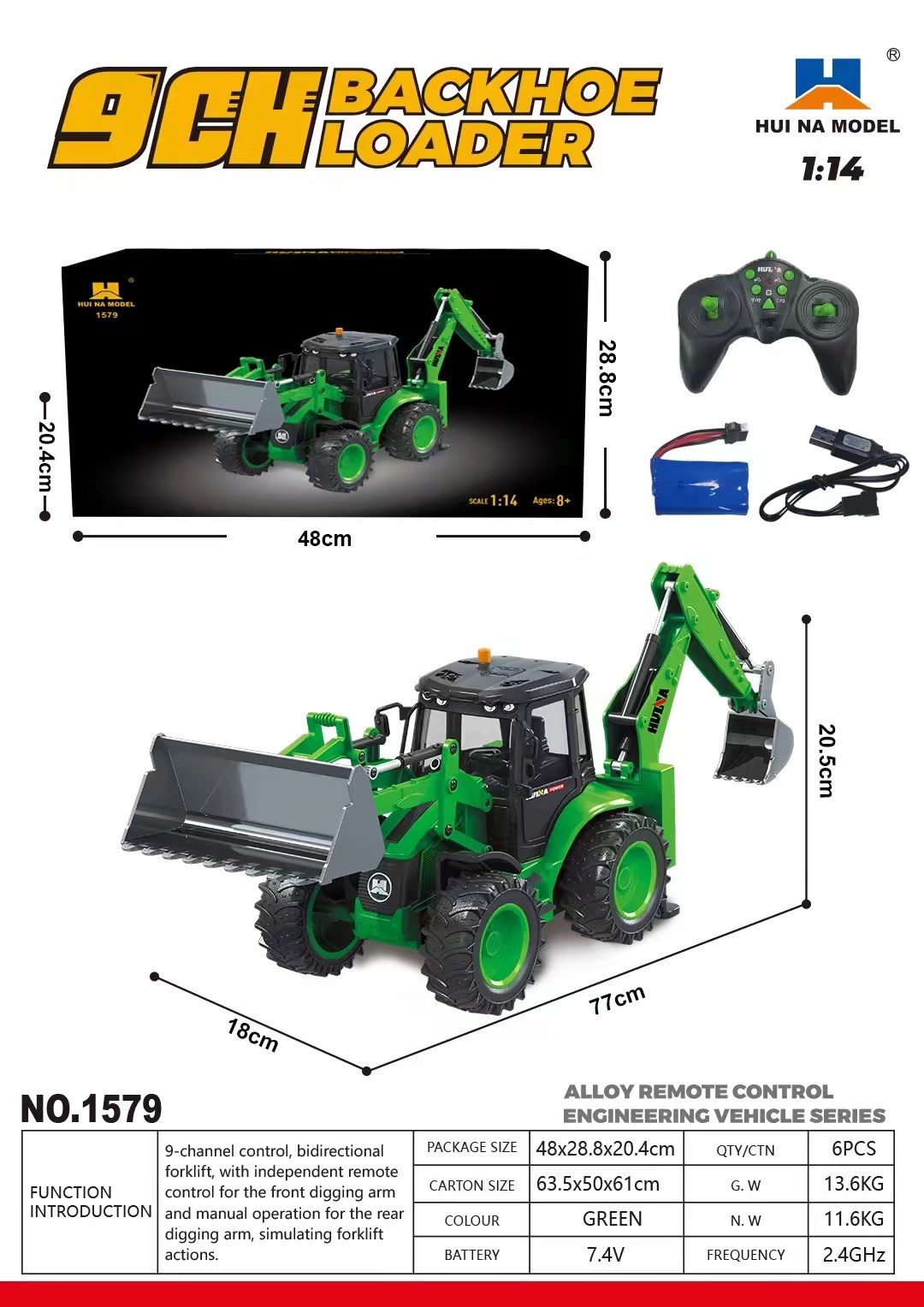 Vente aux États-Unis - HUINA 1 - Rc Hobby Toucan avis et prix