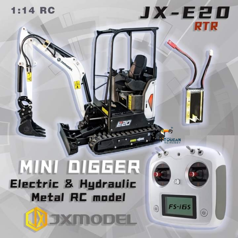 Mini-excavatrice RC RTR JX E20 - Rc Hobby Toucan avis et prix